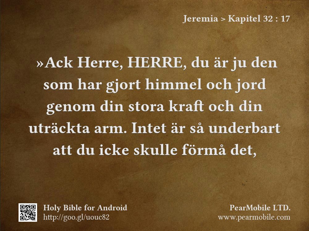 Jeremia, Kapitel 32:17